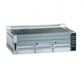 gas lava rock grill, 8 burner grill